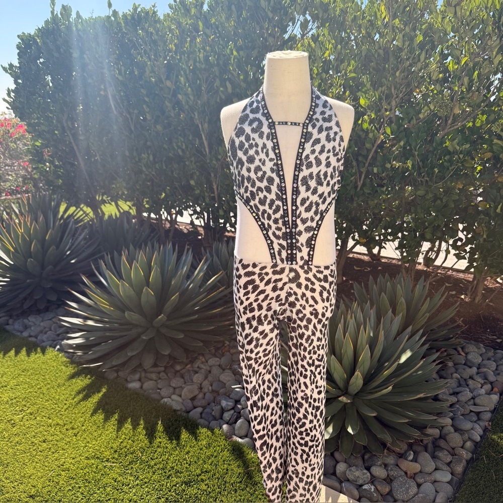 Dance Costume Size 7 Jazz or Contemporary Theme Animal Print Cheetah